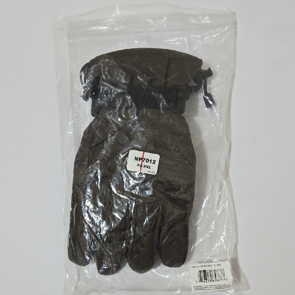 ARBR-001-TS Men's Insulated Brown Gloves